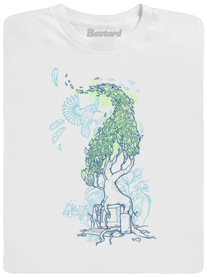 Nature vs. Technology pánske dlhý rukáv White