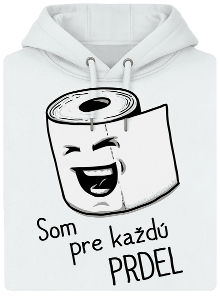 Prdel unisex mikina premium Snowwhite