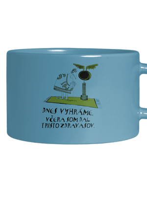 Dnes vyhráme hrnček makronka Blue Macaron