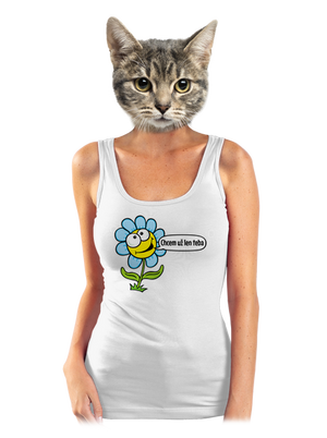 Chcem už len teba dámske tielko klasické White