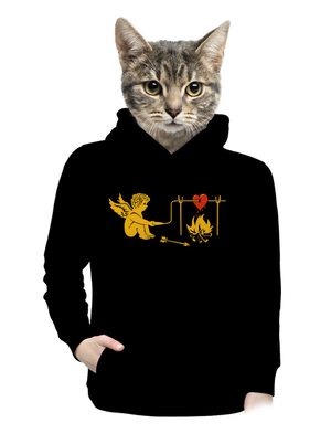 dámska mikina klokanka