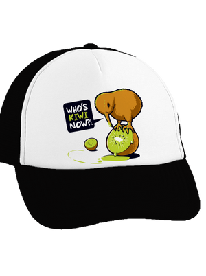 Kiwi šiltovka truckerka Black cap