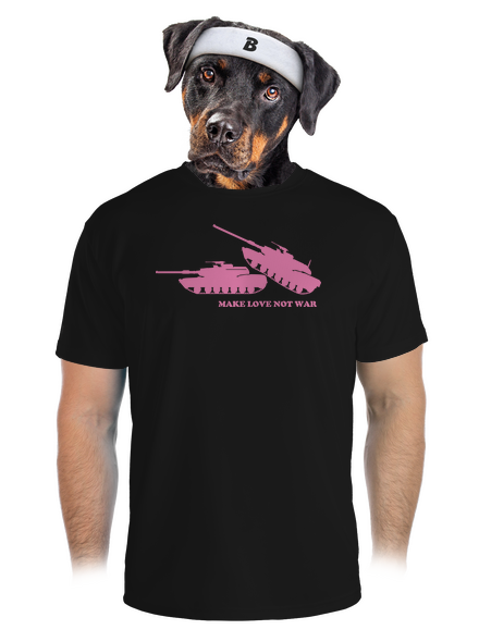 Tanky pánske športové tričko Black