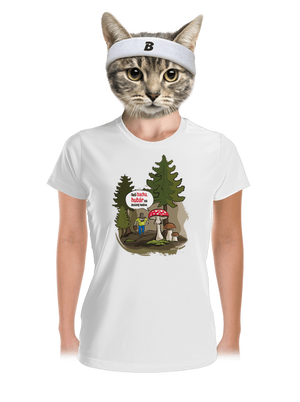 Bacha hubár dámske športové tričko White