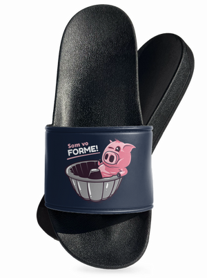 Vo forme šľapky Navy