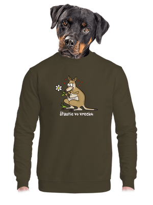 unisex mikina bez kapucne