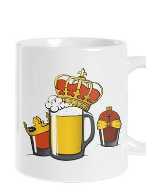 Traja králi klasický hrnček White