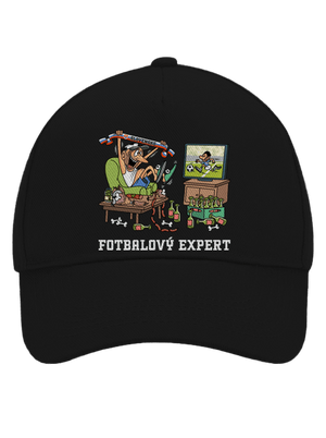 Futbalový expert šiltovka baseballka Black