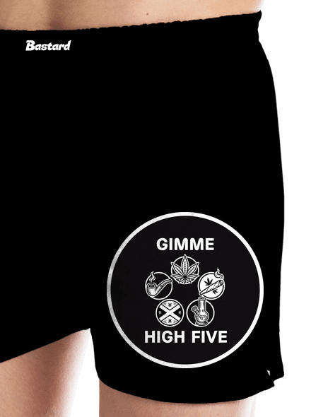 Gimme high five pánske trenky Black