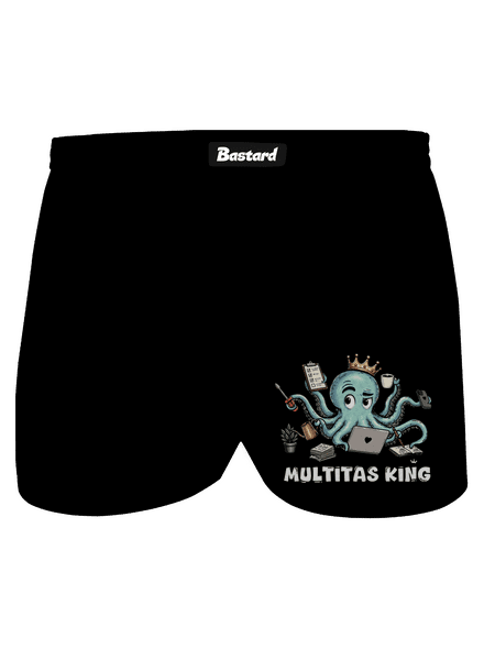 Multitas king pánske trenky Black
