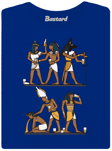 Egyptská párty dámske tričko Royal Blue Mal