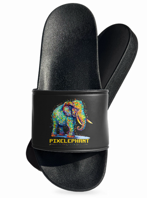 Pixelephant šľapky Black