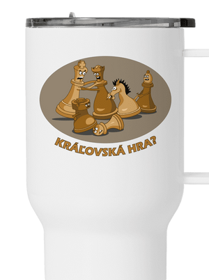 Kráľovská hra termohrnček White