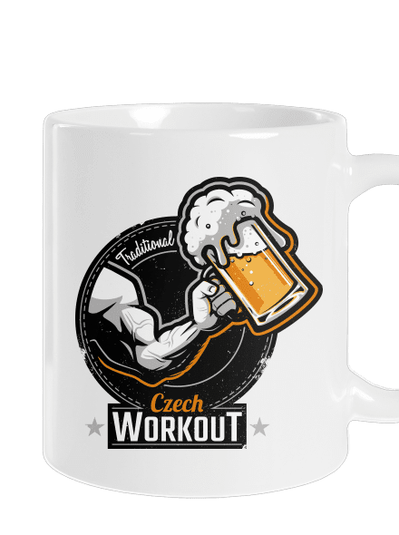 Czech workout klasický hrnček White