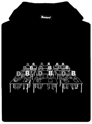 Cimrman: Debil, blbeček dámska mikina klokanka Black