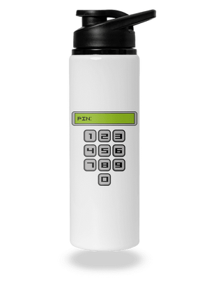 PIN flaša na vodu White