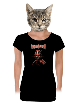 Starmageddon dámske tričko s lemom Black