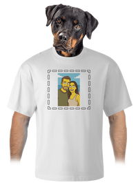 unisex tričko oversized