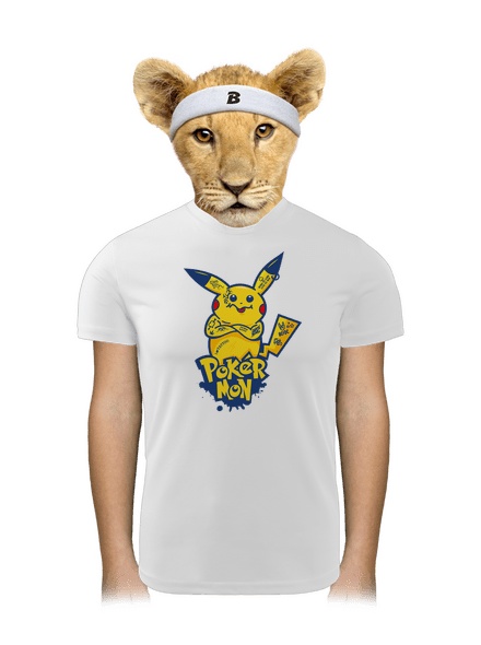 Pokérmon detské športové tričko White