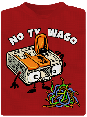 Wago svorka pánske športové tričko Red Mal