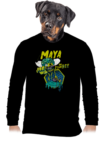 Zombee Maja pánske dlhý rukáv Black