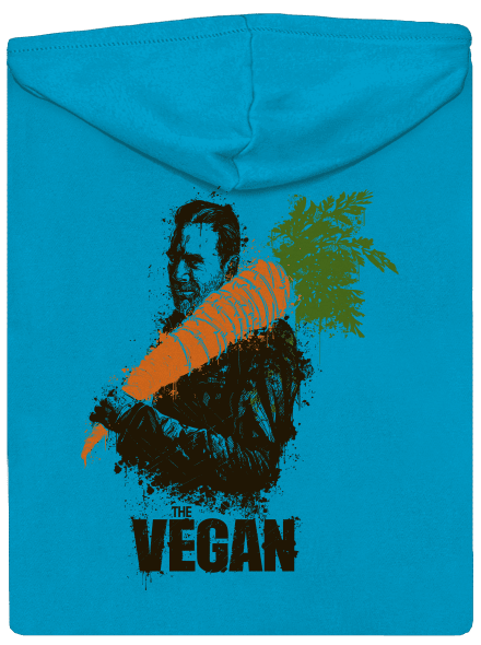 Vegan dámska mikina na zips Blue Atol