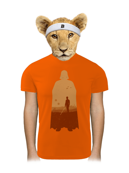 Skywalker detské športové tričko Neon Orange