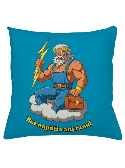 Bez napätia ani ranu vankúš Blue Turquoise