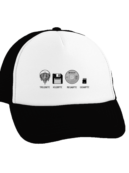 Trilobite šiltovka truckerka Black cap