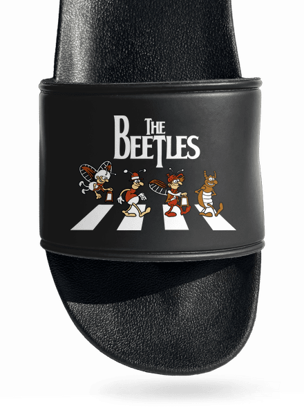 Beatles šľapky Black