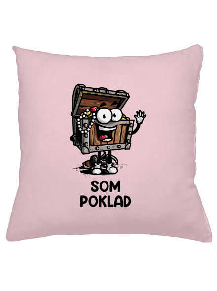 Som poklad vankúš Light Pink