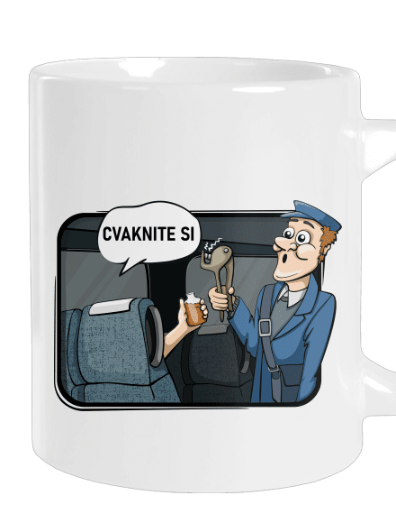 Cvaknite si veľký hrnček White
