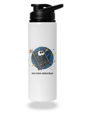 Padá server flaša na vodu White