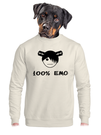 unisex mikina bez kapucne