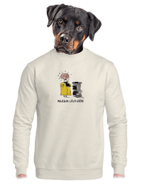 unisex mikina bez kapucne