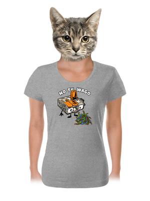 Wago svorka dámske tričko Dark Gray Melange