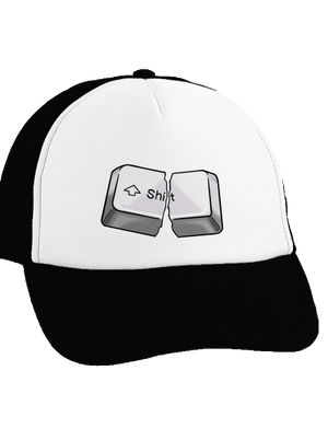 Shift šiltovka truckerka Black cap