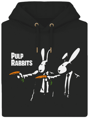 Historky z klobúka unisex mikina premium Dark Black