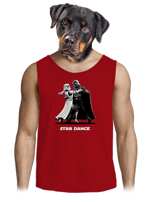 Star dance pánske tielko Red