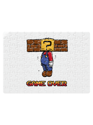 Game Over puzzle White