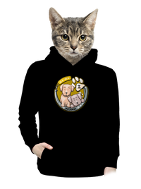 dámska mikina klokanka