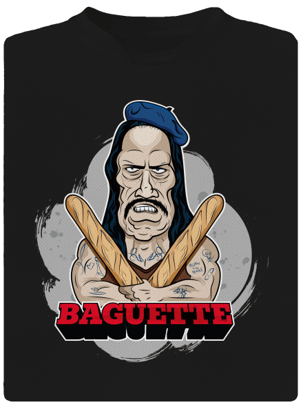 Baguette detské športové tričko Black
