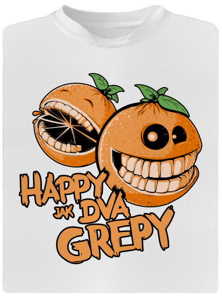 Happy grepy detské športové tričko White