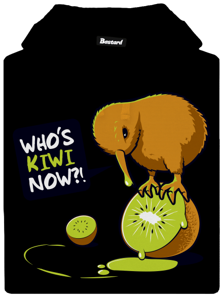 Kiwi pánska mikina klokanka Black