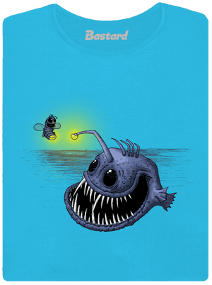 Svetlo môjho srdca dámske tričko s lemom Blue Atol