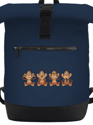 Opička s mobilom batoh French Navy