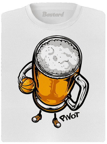 Pivot dámske športové tričko White