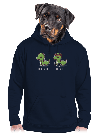 Fit-ness pánska mikina klokanka Navy