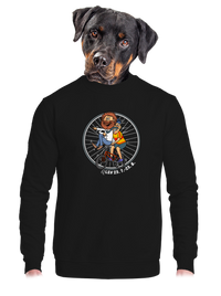 unisex mikina bez kapucne