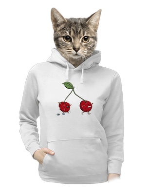 Nie je úniku dámska mikina klokanka White